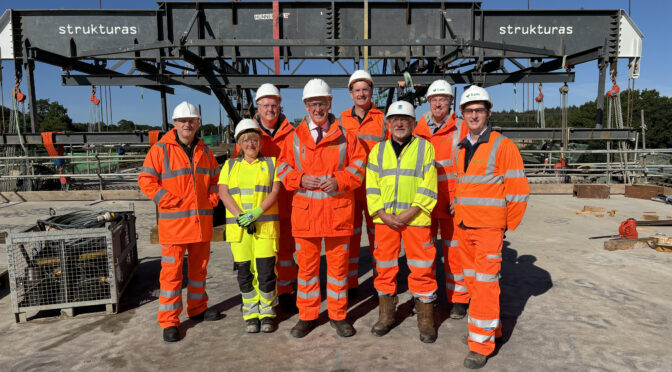 First Minister Visits Destiny Bridge for Project Milestone